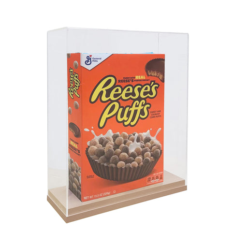 8.5x2.5x12 Acrylic Cereal Box Display Trophy Figurine Glorifier Book Showcase