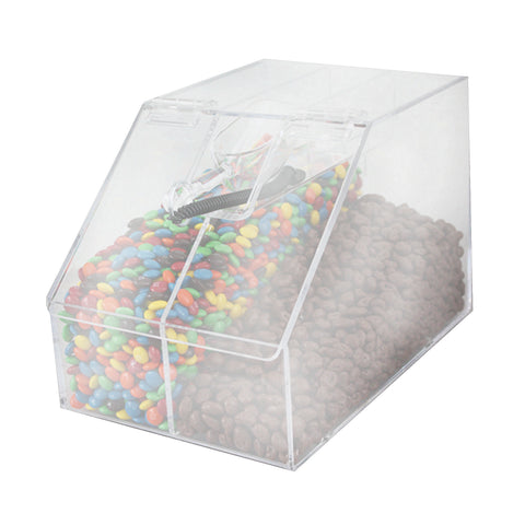 FixtureDisplays® Plexiglass acrylic divided bin 100861