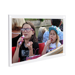 2-Sheet Acrylic Wall Mount Sign Holder Picture Frame Portrait/Landscape Display 10228-8.5*11