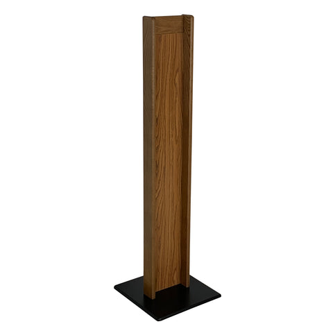 Hand Sanitizer Dispenser Stand, Medium Oak