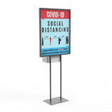 Poster Stand Social Distane Donation Charity Fundraising Box Collection Tithing