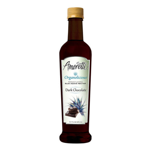 Amoretti Organolicious Organic Dark Chocolate Blue Agave Nectar 12.7 oz. WS-115AMDRKCHOC