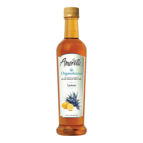 Amoretti Organolicious Organic Lemon Blue Agave Nectar 12.7 oz. WS-115AMLEMON