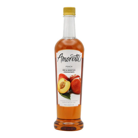 Amoretti Peach Bar and Smoothie Concentrate 25.4 fl. oz. WS-115AMMPEACH