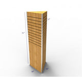 Slatwall Three Sided Merchandiser Display Information Kiosk Stand 11709 9 3S 90Day Lead Time