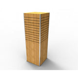 Slatwall Four Sided Merchandiser Display Information Kiosk Stand 11709 9 4S 90Day Lead Time