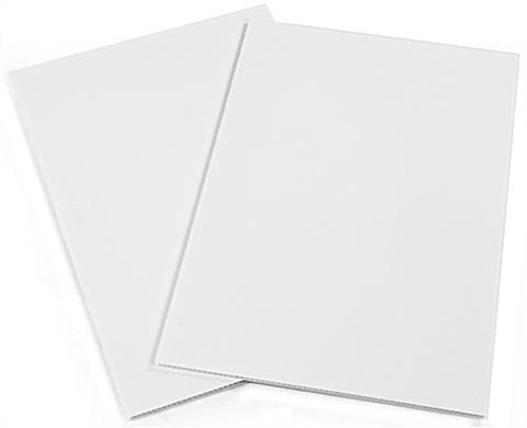 24 x 36 Corrugated Poster Backings Set of 2, 10 mm Thick White 119816