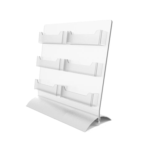 6 Pocket Clear Acrylic Business Card Holder Gift Card Holder 119937