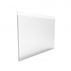 Wall Mount Sign Holder Clear Acrylic Picture Frame Transparent Poster Frame