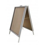 FixtureDisplays® 21.7 X 35.2 X 24" A-Frame Sidewalk Sign MenuBoard Snapframe Restaurant 2-Sided A-Board Graphic Poster Banner 19204