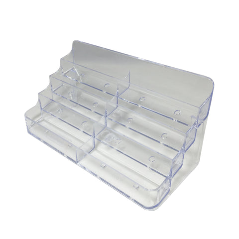 Four tier Business Card Holder 200 Capacity Clear Gift Card Holder Prepaid 14919