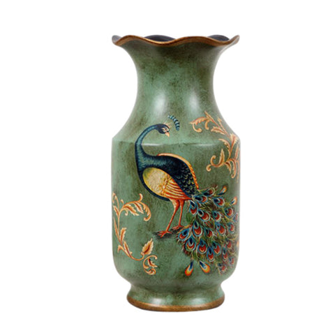 Porcelain Vase Peacock Decor Vase Vintage Look Vase China Vase Ceramic Vase 13