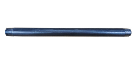 12 Black Pipe Decor 1/2 Dia Malleable Cast Iron Pipe Steel Hallf Inch Threaded