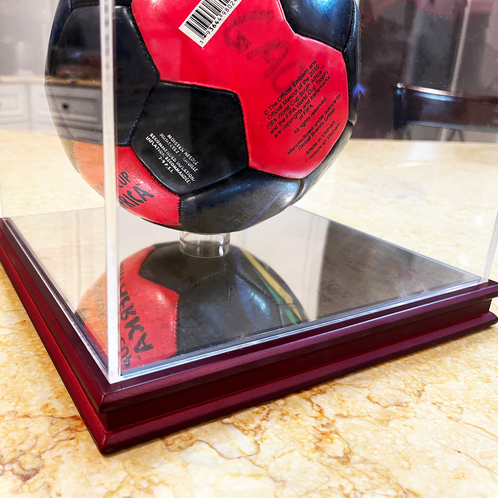 SVENJBB Acrylic Display Case, 10x10x14 Inch Cube Acrylic Boxes For Display, Clear Display Cases With Matte Black Base And Lid For Collectibles And Figures