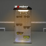 16X10X33.5" Countertop 18 Pairs Eyewear Display Sunglass Display with LED light 15225 Make to Order, 3 Months Lead Time