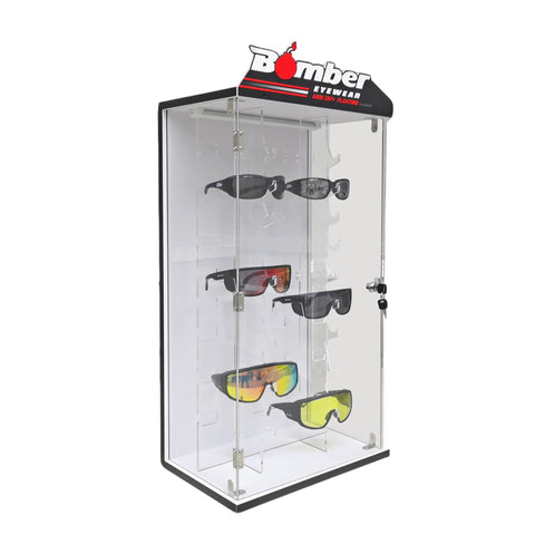 16X10X33.5" Countertop 18 Pairs Eyewear Display Sunglass Display with LED light 15225 Make to Order, 3 Months Lead Time
