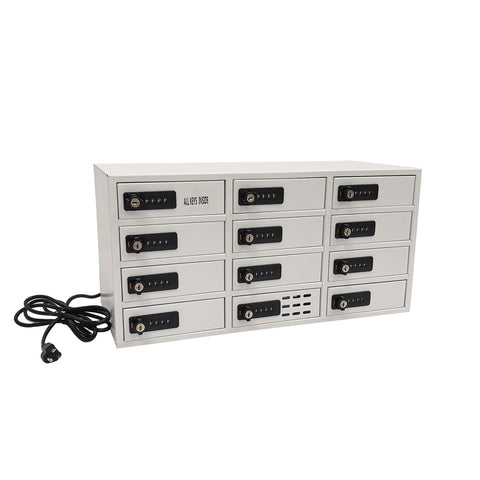 Cellphone Locker Cellphone Charging Station Combination Lock iPad Mini Storage