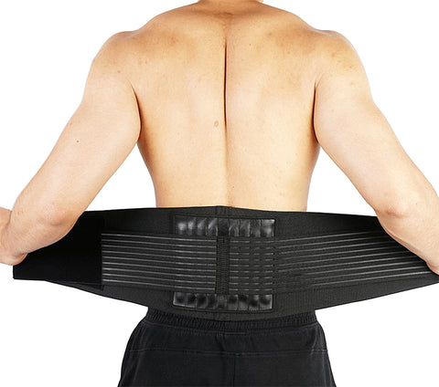 Back Brace Pain Relief Belt Lower Work Belt Non Slip Lumbar Support 42 48 Waist