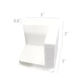 Polystyrene Corner Protector for Packaging Shipping Boxes 3X3X3" 15581-3*3*3-8PK