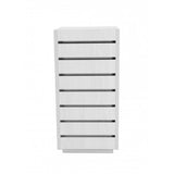 4 Sided Slatwall Counter Spinner White Display Rack Giftware Merchandiser Stand