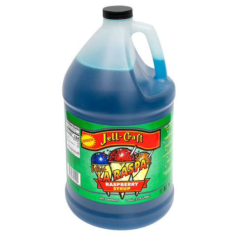 Snow Cone Syrup Shaved Ice - Eight Flavors, 1 Gallon Jug 15680-Raspberry