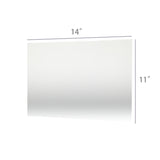 14X11X0.04" Crystal Clear PET Plastic Panels Picture Frame Painting Lens  15734-11*14