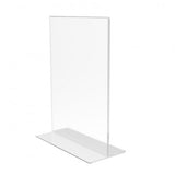 4X6" Picture Frame Promotional Sign Holder Counter Top Display Clear Acrylic Transparent Marketing Promotional Desert Beverage 15885-22PK