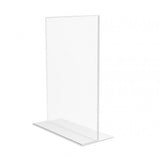 4X6" Picture Frame Promotional Sign Holder Counter Top Display Clear Acrylic Transparent Marketing Promotional Desert Beverage 15885-22PK