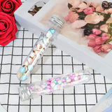 10 PCS 50ml Clear Plastic Round-bottom Test Tubes with Screw Caps for Bath Salt Candy Storage ,Scientific Experiments,0.97 X 6.3" Test Tubes 15895-10PK-50ML