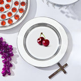 1PC Stainless Steel Premium Communion Bread Plate Church Polished Tray 15905