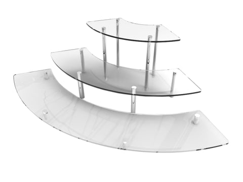 Clear Acrylic Countertop Cupcake Display Stand Treats Jewelery Organizer Rack