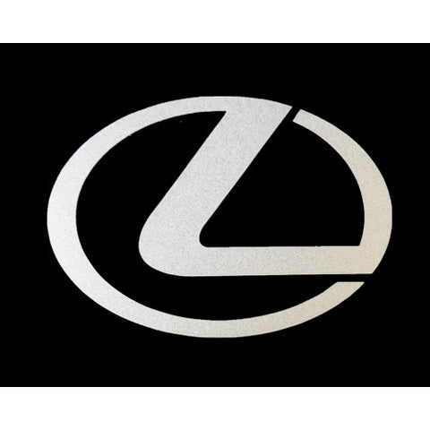 FixtureDisplays® "Lexus" Car Logo STICKER/ Self Adhesive Label for Front Hood and Rear Trunk, Reflect Light, 2.4 x 1.7" 16805-Lexus