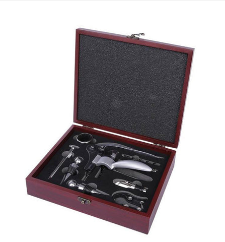 9 PC Wine Gift Set Bottle Opener Corkscrew Housewarming Wedding Anniversary Gift