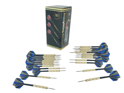 Steel tip Darts Set Dartboard Darts Competition Professional Shaft Flight 18PK