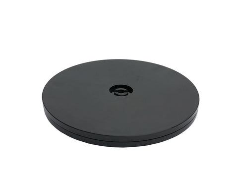 6 Black Plastic Spinner Lazy Susan Turntable Organizer Spice Rack Table Cake