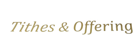 Tithes & Offering Sticker 4 Donation Box Charity Ballot Tithing Box Gold Color