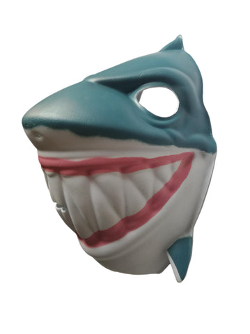 Used Shark PVC Mask Costume Accessory Child KidsAdult Ocean Animal Holloween