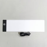 12X3.5" Acrylic Sign Holder Picture Frame Film Strip Display Name LED Backlit 18610+18612