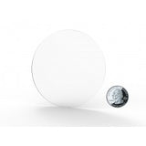 3PK 4 Clear Acrylic Plexiglass Lucite Circle Round Disc, 1/8 Thick