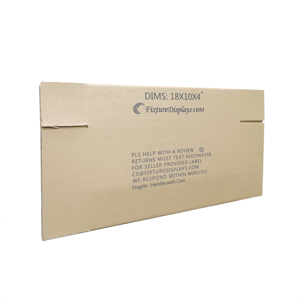 Box USA 18x10x4 Corrugated Shipping Boxes (Pack Of 25) – GRAINGER APPROVED 11R405 – Single Wall Cardboard