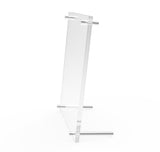 Acrylic picture frame 4 x 6" with Standoff Hardware Photo Holder 19007