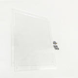 FixtureDisplays? 8.5 X 11 Modern Acrylic Picture Frame with Standoff Hardware 19010+10239