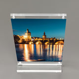 FixtureDisplays® 4X6" Clear Acrylic Picture Frame Magnetic Sign Holder Menu Holder 4.9 X 7.3 X 2" 19034