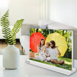 7X5" Clear Acrylic Picture Frame Magnetic Sign Holder Menu Display Easy Assembly 19037