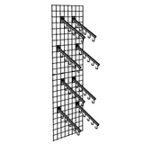 2x6' (2 2X3 Panels) Gridwall Display + 4 Waterfall Hangers Easy Store/Travel  19351