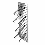 2x6' (2 2X3 Panels) Gridwall Display + 4 Waterfall Hangers Easy Store/Travel  19351