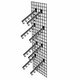 2x6' (2 2X3 Panels) Gridwall Display + 4 Waterfall Hangers Easy Store/Travel  19351