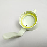 Glass Oil Bottle Dispenser Syrup Pourer Sauce Venegar 9 oz Green 19684-green