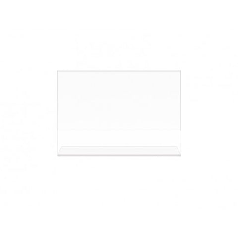 FixtureDisplays® 24PK 6 x 4" Clear Acrylic Sign Holder with Slant Back Design Landscape , Horizontal Picture Frame 19780-6X4-24PK