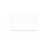 FixtureDisplays® 1PK 6 x 4" Clear Acrylic Sign Holder with Slant Back Design Landscape , Horizontal Picture Frame 19780-6X4